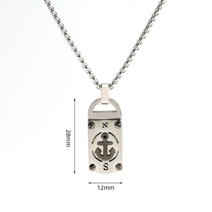 1 Pair Fashion Retro  Men's Necklace