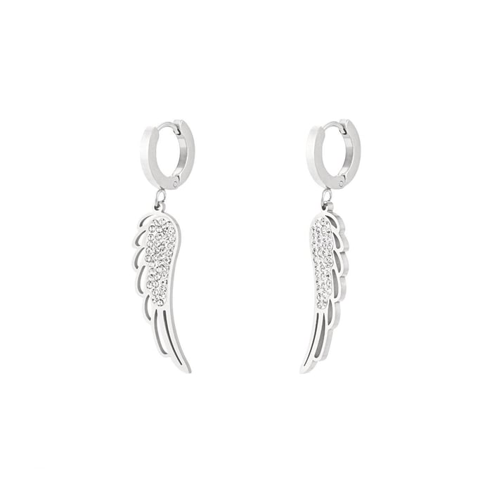 1 Pair Sophisticated Series Chic SwingsTitanium Steel Gold Color Women's Drop Earrings