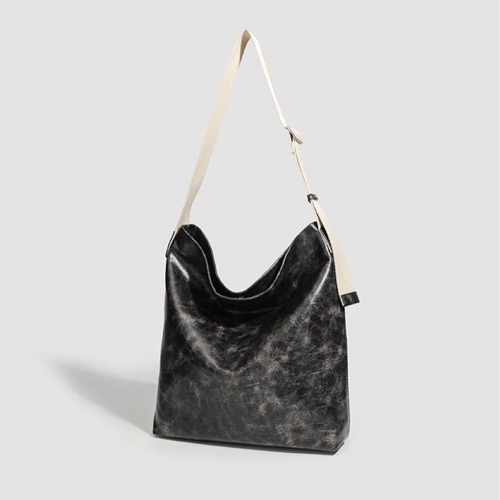 1 Piece Simple  Casual Solid Color Premium Quality PU Women's Shoulder Bags