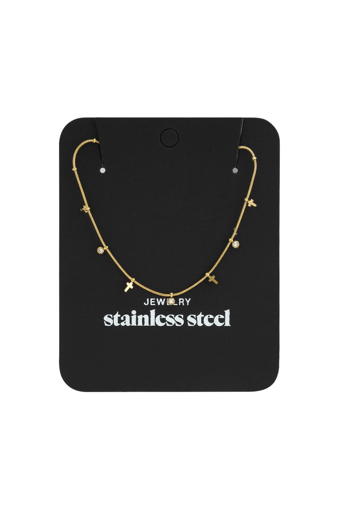 Stainless Steel Chain Necklaces Cross Casual Daily Simple Series Women's jewelry h5Picture4