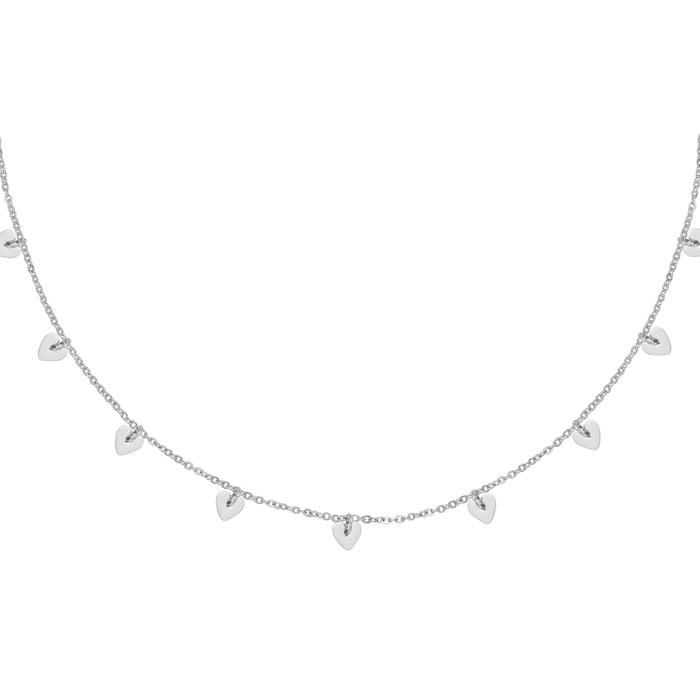 Necklace Floating Hearts