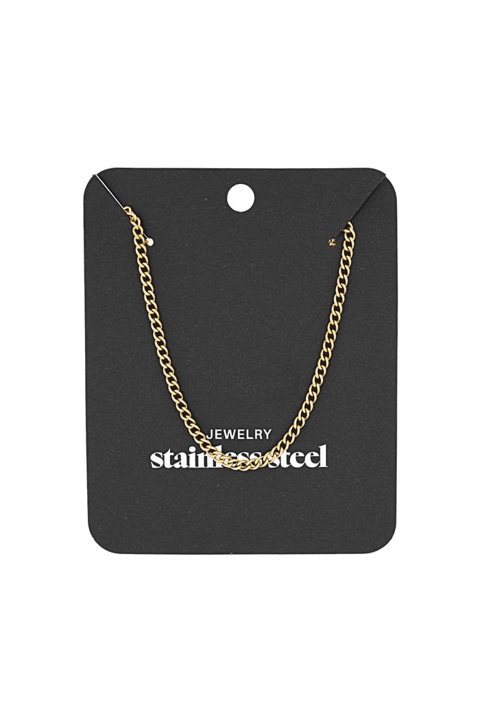 Halskette Chain Sanya Goldfarbe Edelstahl Bild5