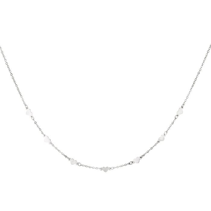 Stainless steel necklace heart