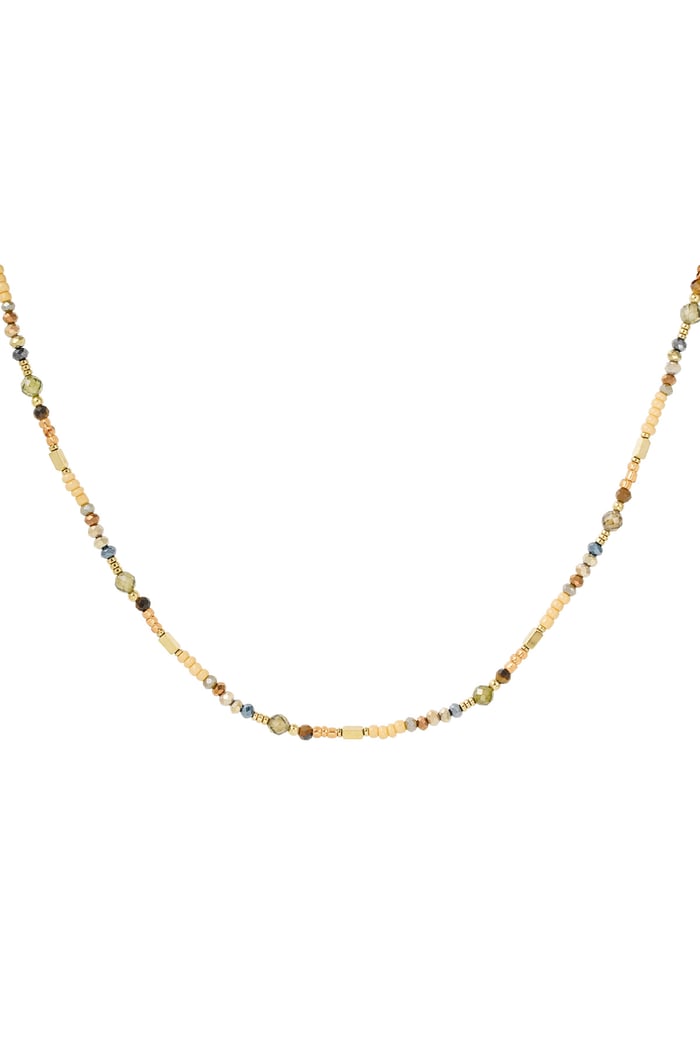 Necklace with different beads