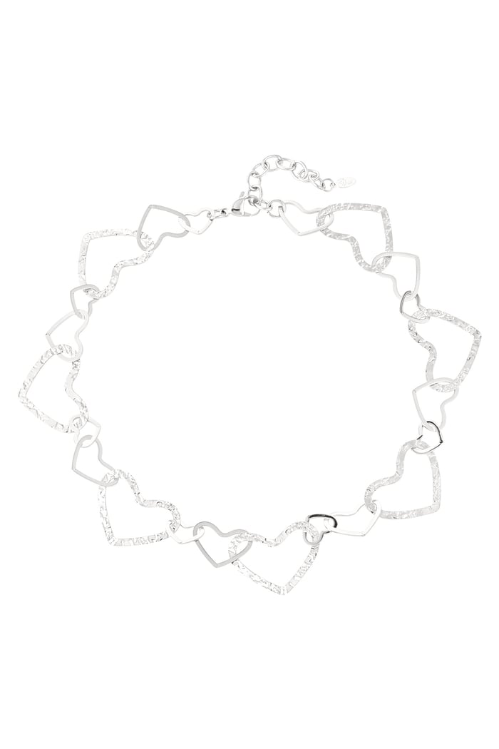 necklace connected hearts 