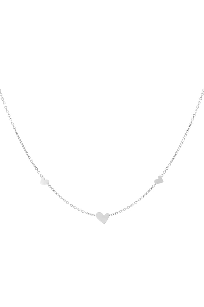classic necklace with hearts