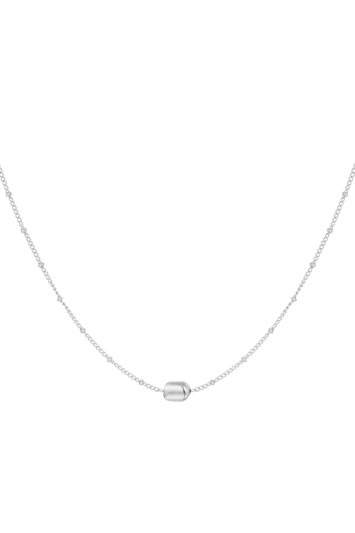 Collier simple avec boules - doré