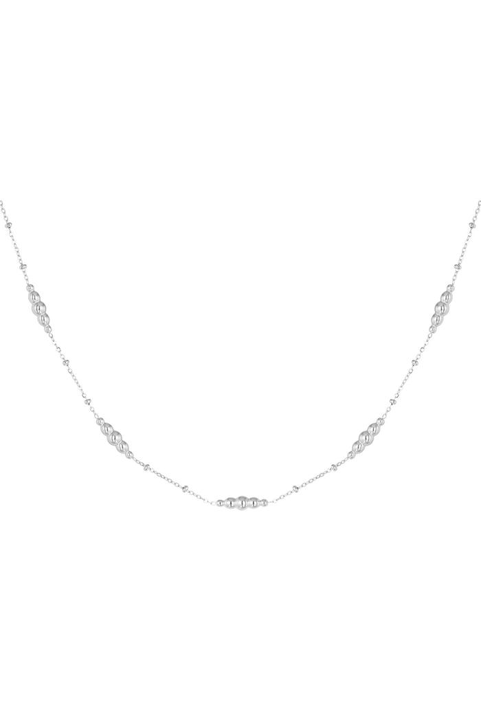 simple necklace with twisted charms