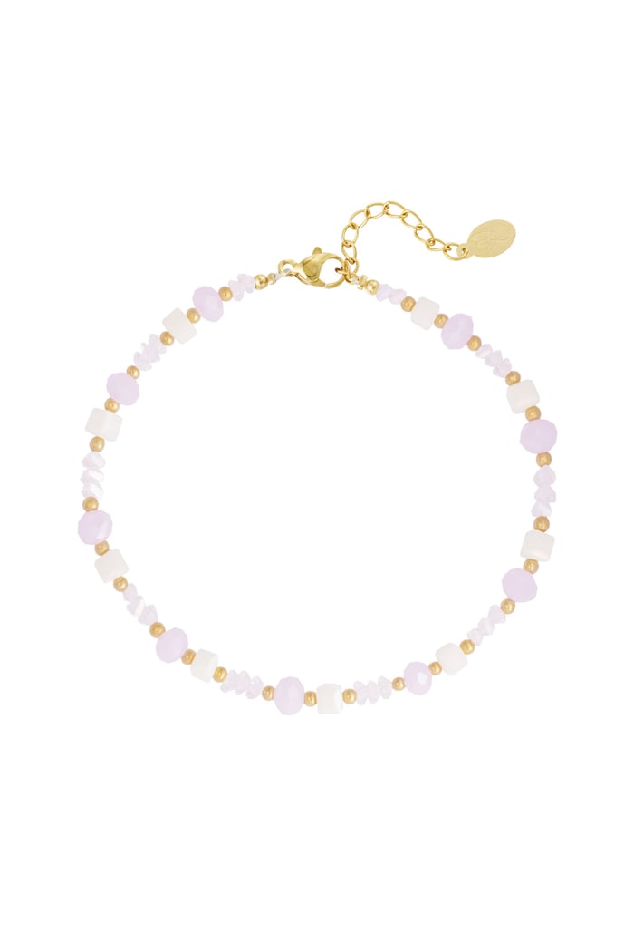 Beach vibe anklet - green/Gold color