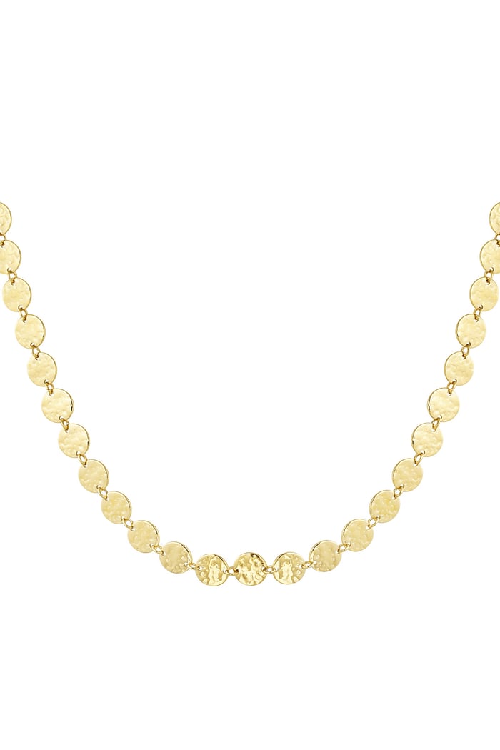 round vintage necklace