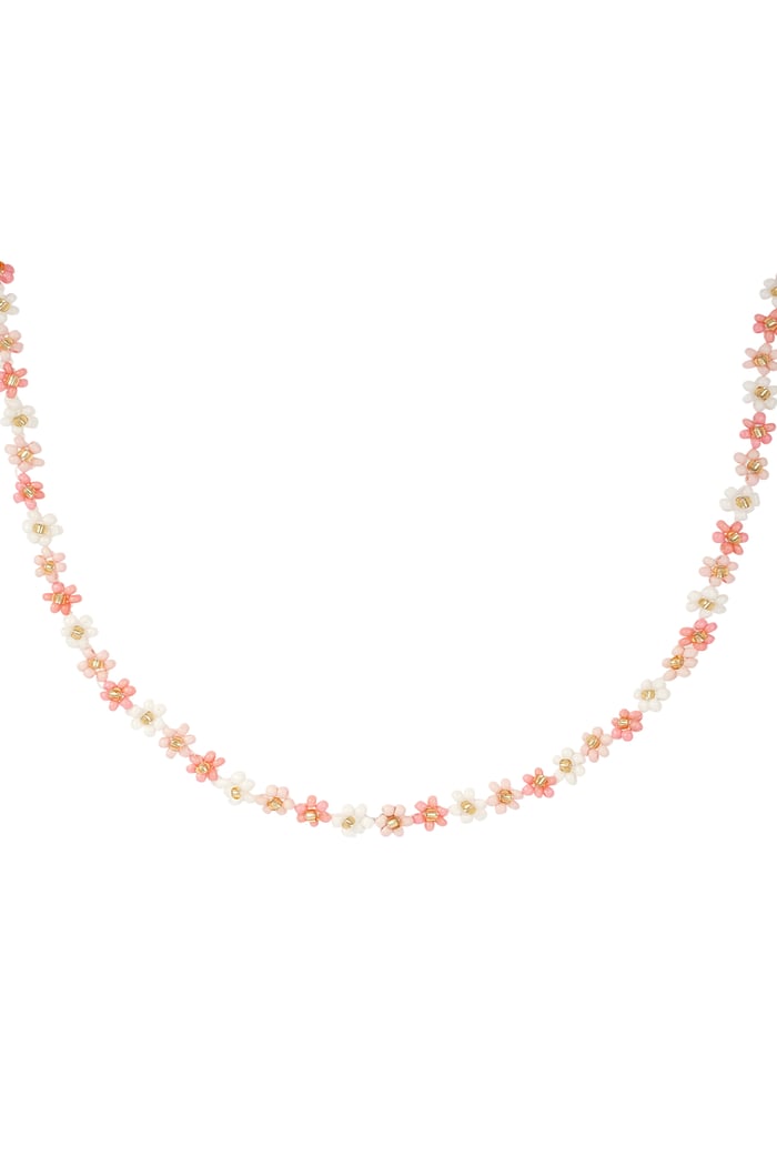 Floral power necklace