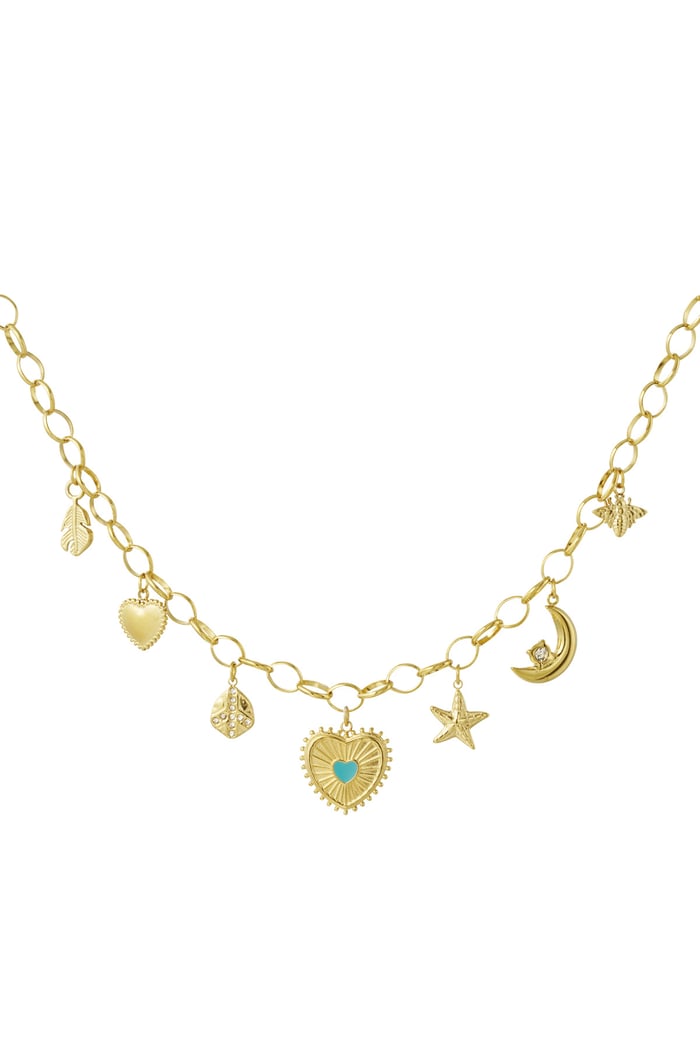 Halskette mit Sunny Love-Charm – Silber