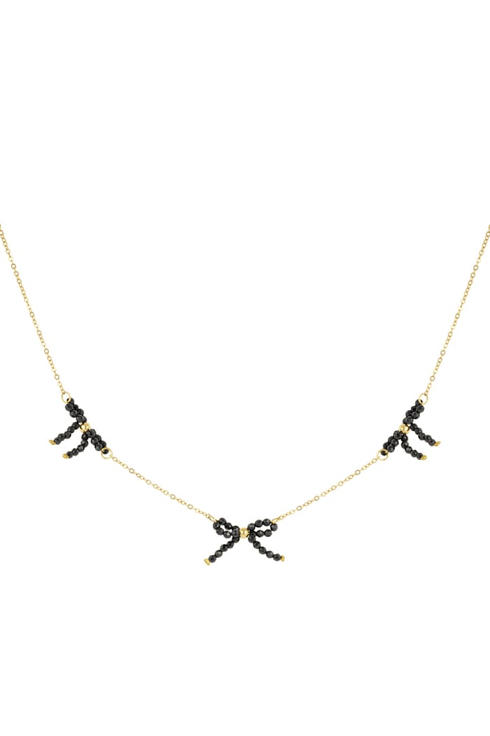 collana con fiocchi di perline