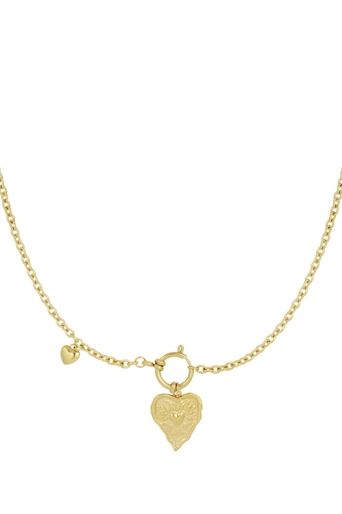 collana cuore ondulato 