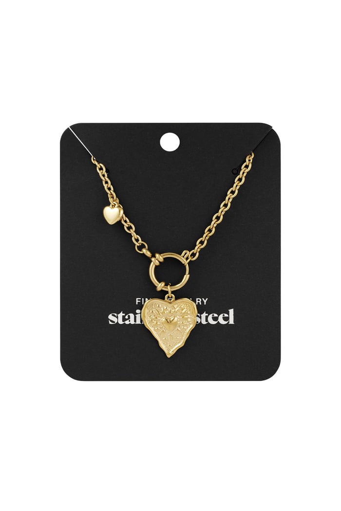collana cuore ondulato Immagine3