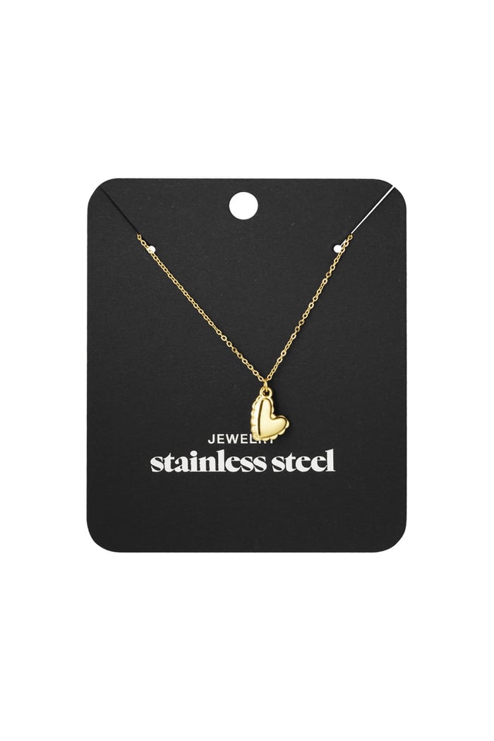Halskette „Pure Joy“ – Goldfarbe - Goldfarbefarbe h5Bild2
