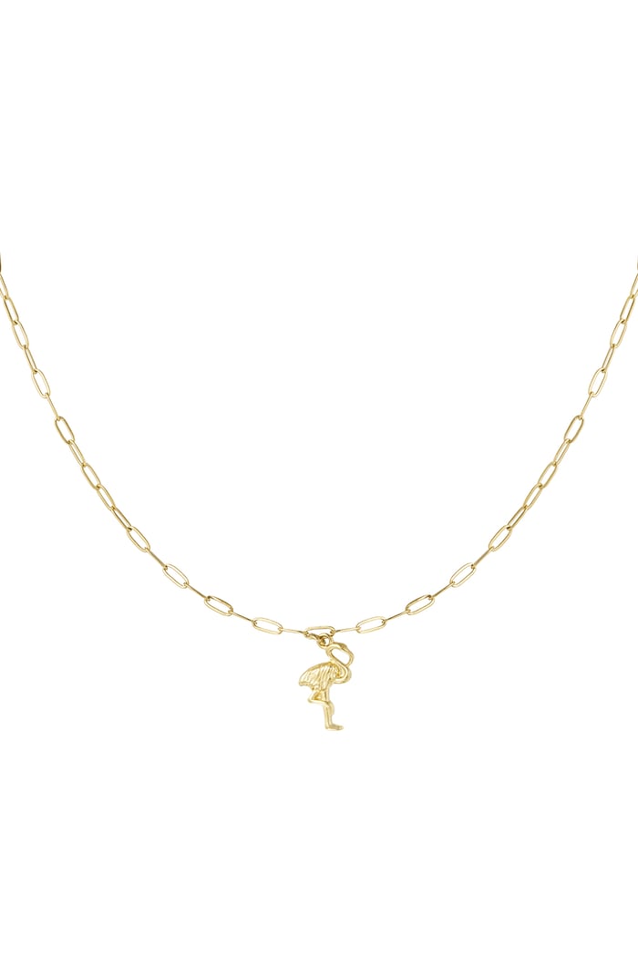 flamingo chain necklace 