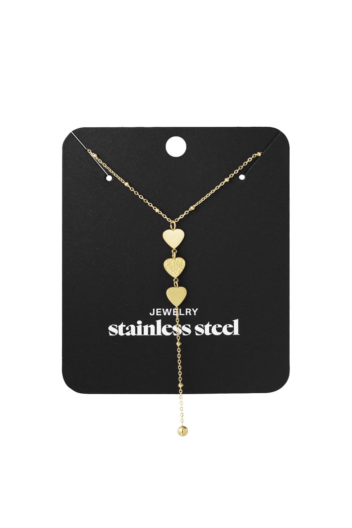 Halskette „Für immer Dein“ – Goldfarbe - Goldfarbefarbe h5Bild3