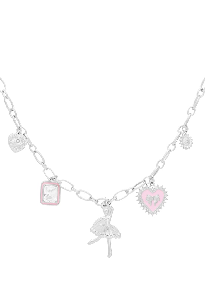 charm necklace colorful dancer