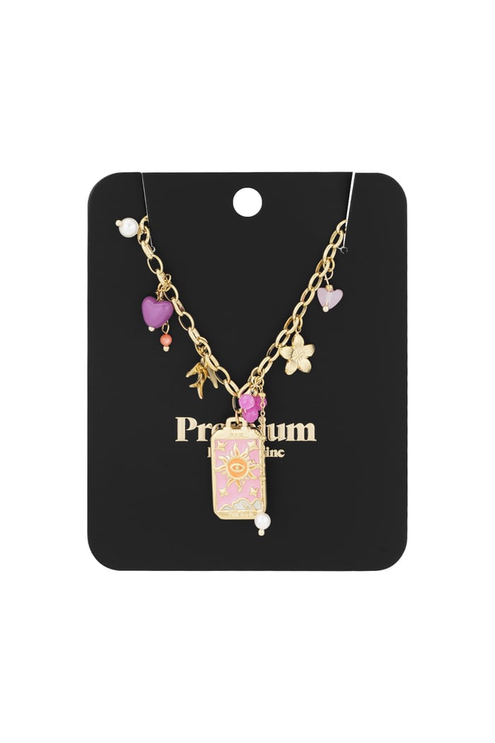 Charm-Halskette Love Dust – Goldfarben h5Bild3