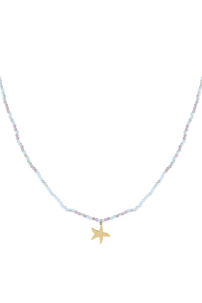 Necklace colorful starfish