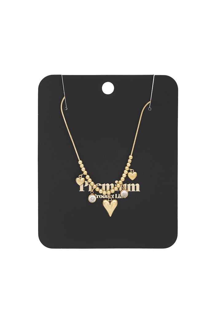 gleaming heart necklace Picture3