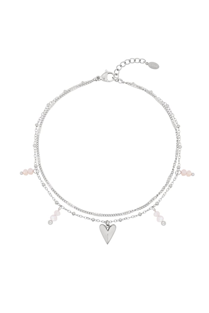 double love ankle bracelet