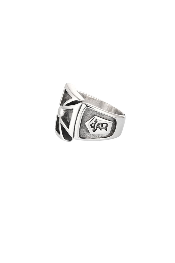 Men's ring cross - Silver Color color Picture2
