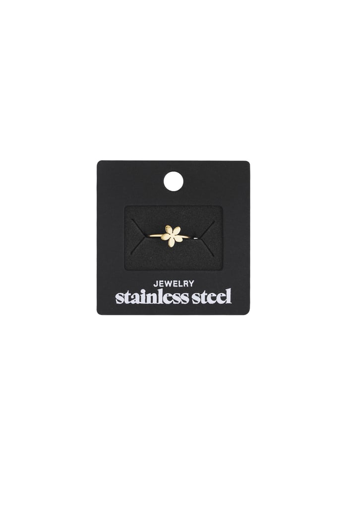 Basic solid color ring with flower h5Picture3