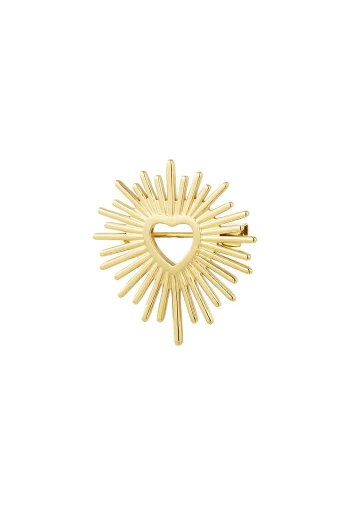 sun love brooch