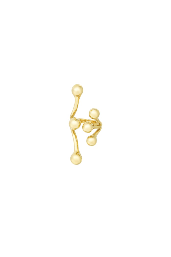 Anillo grande con bolas