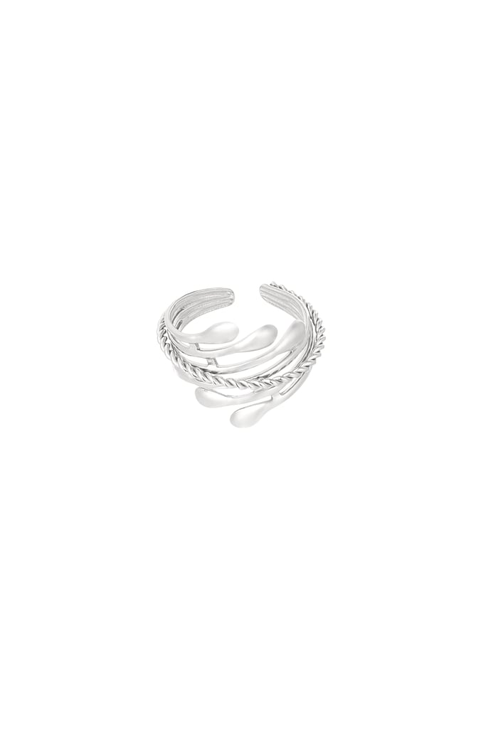Aurora rings ring - Silver Color color 