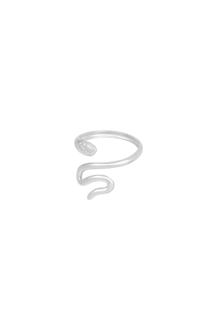 Ring dazzle snake - Silver Color color h5Picture3
