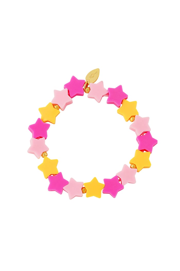 Bambini - Bracciale Notte Stellata - Collezione Madre Figlia Pink polymer clay