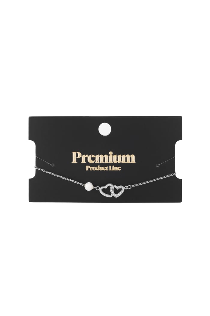 Bracelet forever hearts - Gold Color Stainless Steel h5Picture3