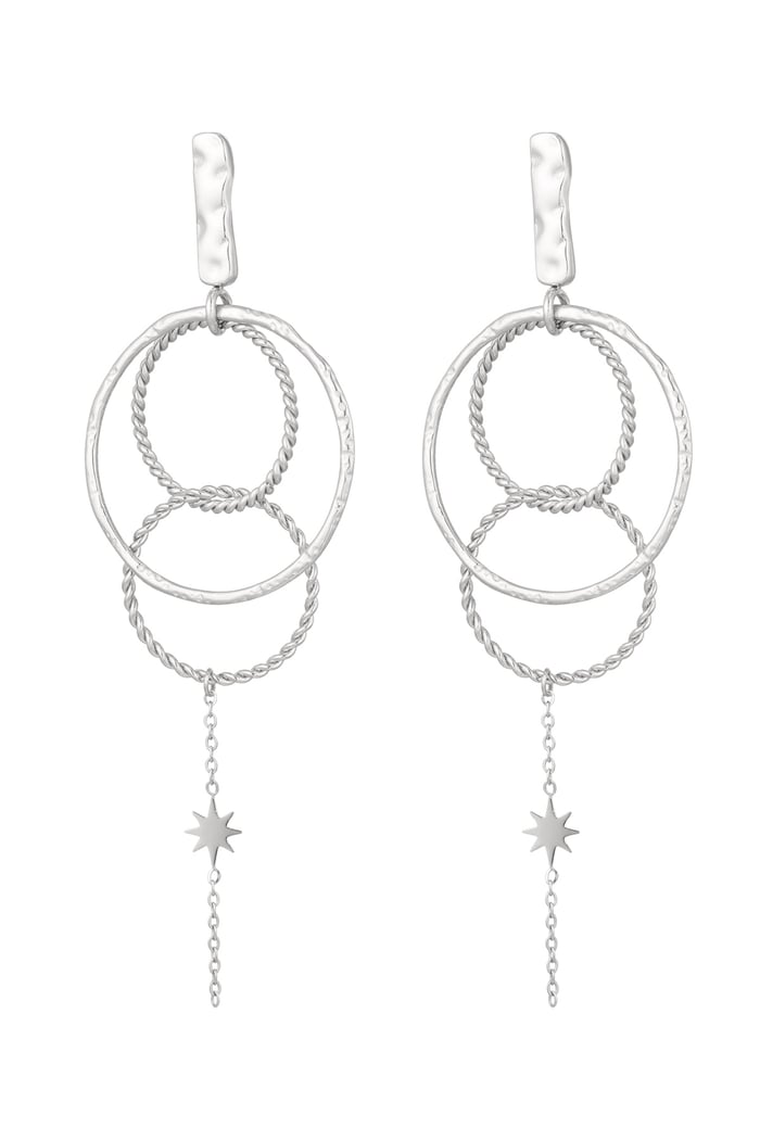 ohrringe kreise mit kette