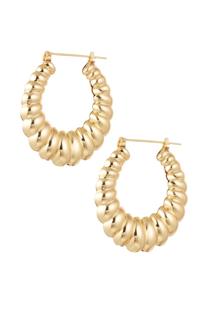 Ohrringe Blase – Goldfarbe - Goldfarbefarbe