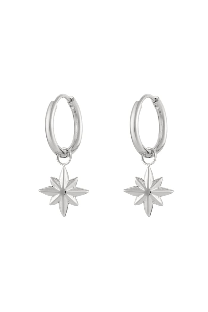 Ohrringe Sternanhänger – Silber