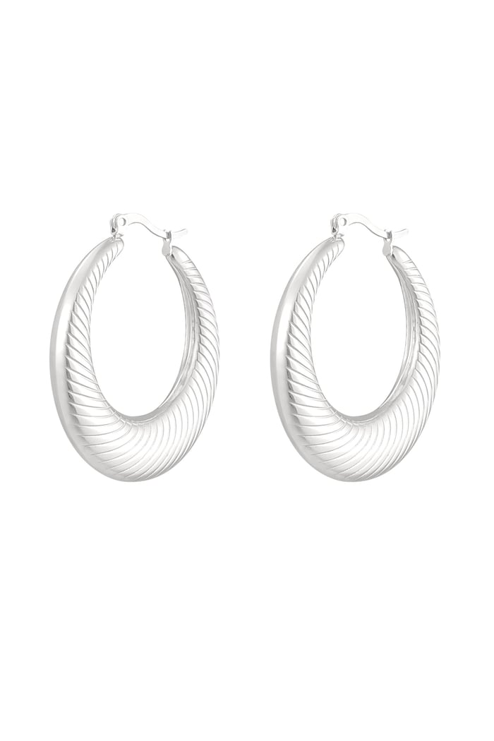 earrings round striped