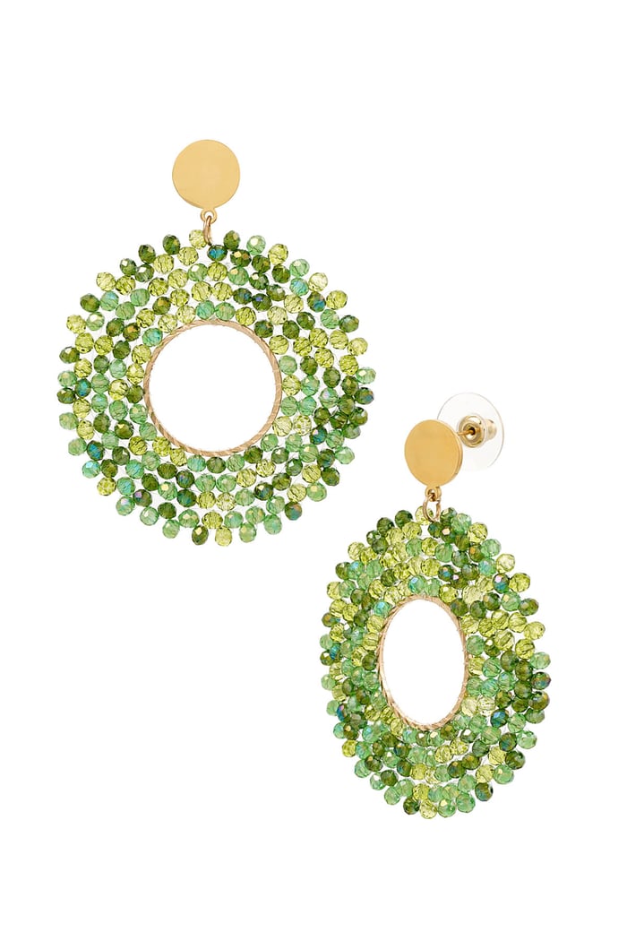 Earrings big beads party