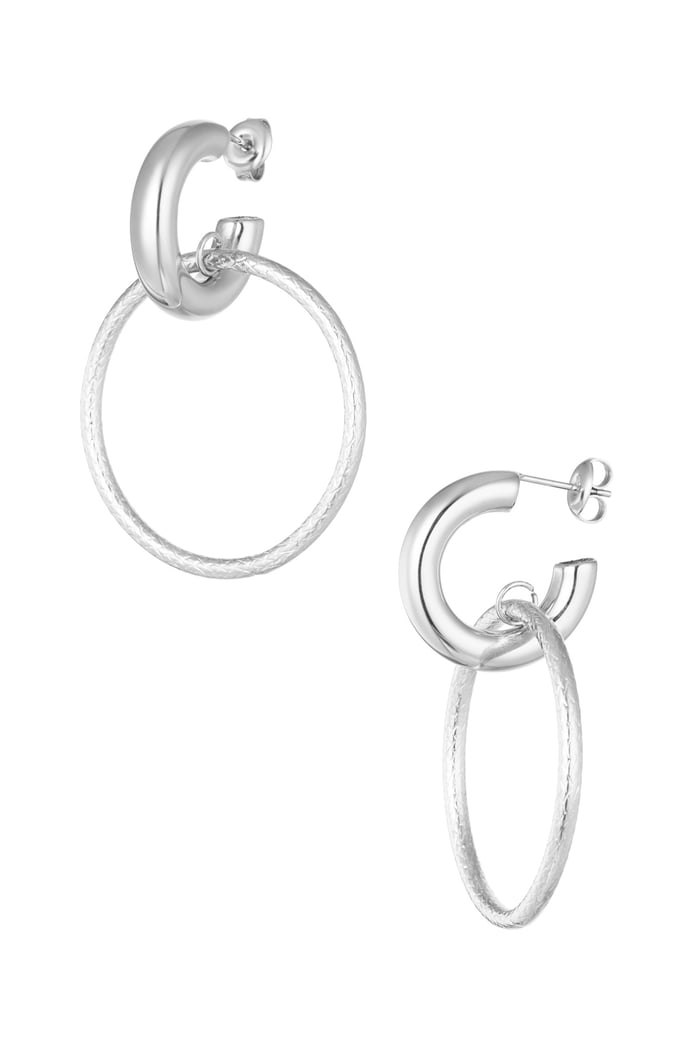earrings link with circle
