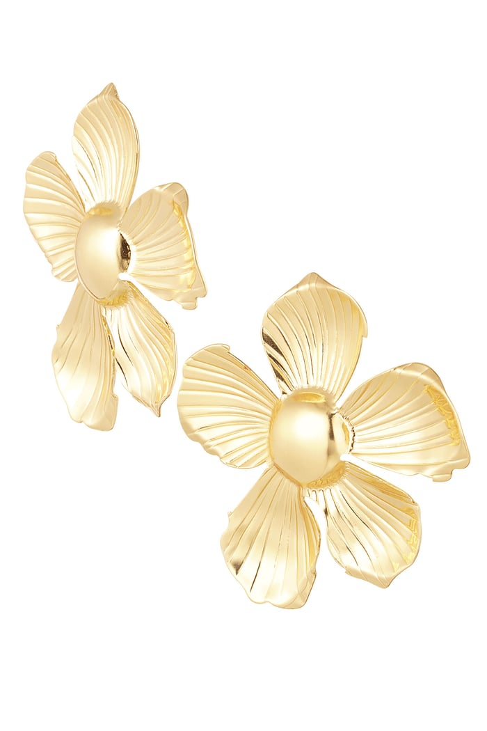 Ohrringe große Blume  