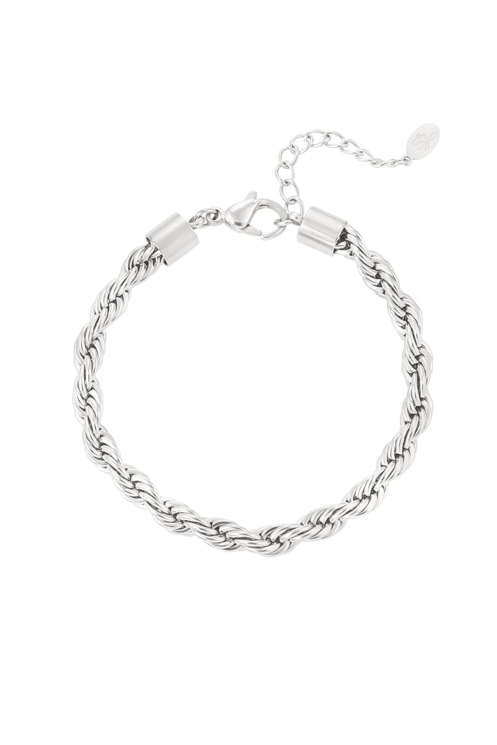 Unisex bracelet playful twist - Gold Color - 4.5MM 