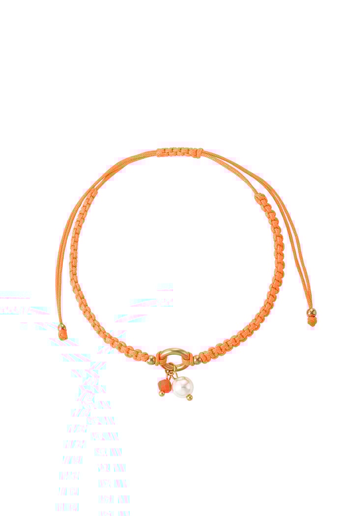 Braided bracelet with pearl 