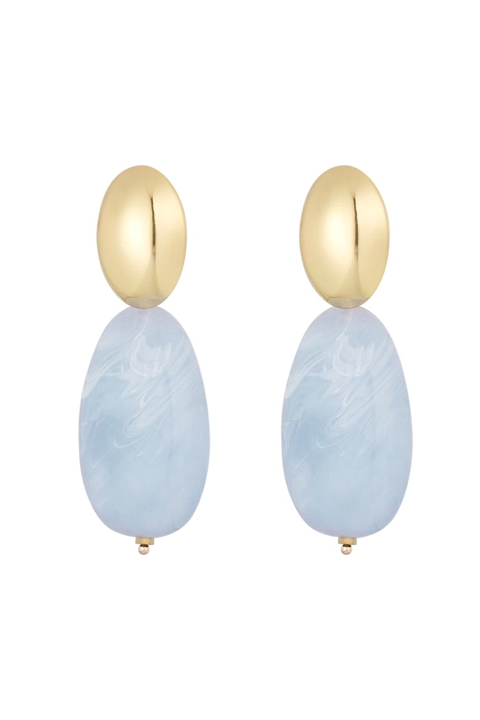 Double statement earrings