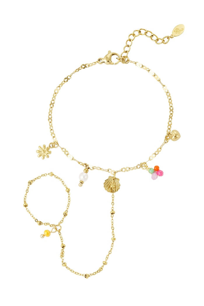 bracciale da spiaggia con ciondoli