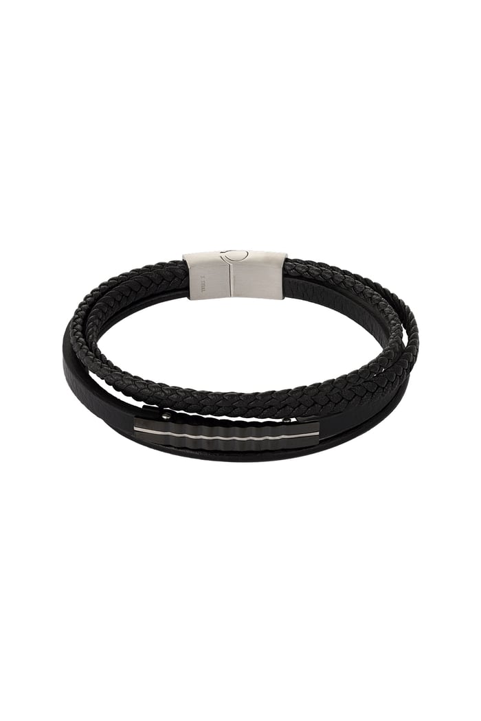 Herrenarmband dreifach geflochten 