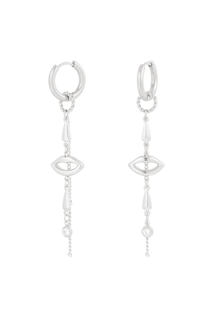 earrings lips on fire