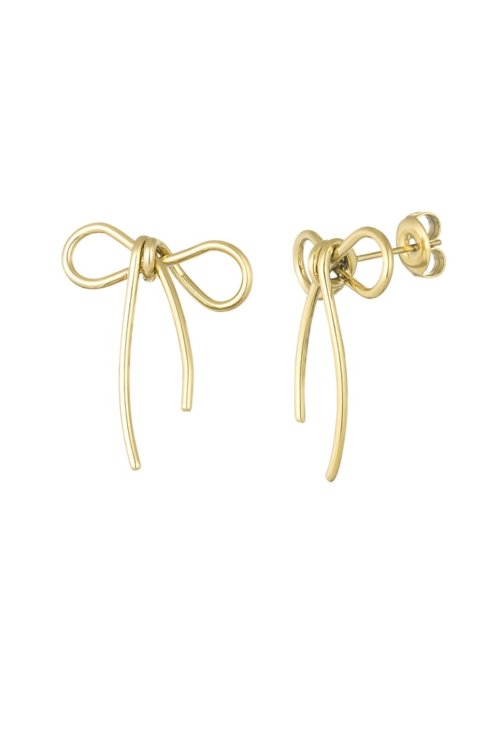 earrings basic bow 