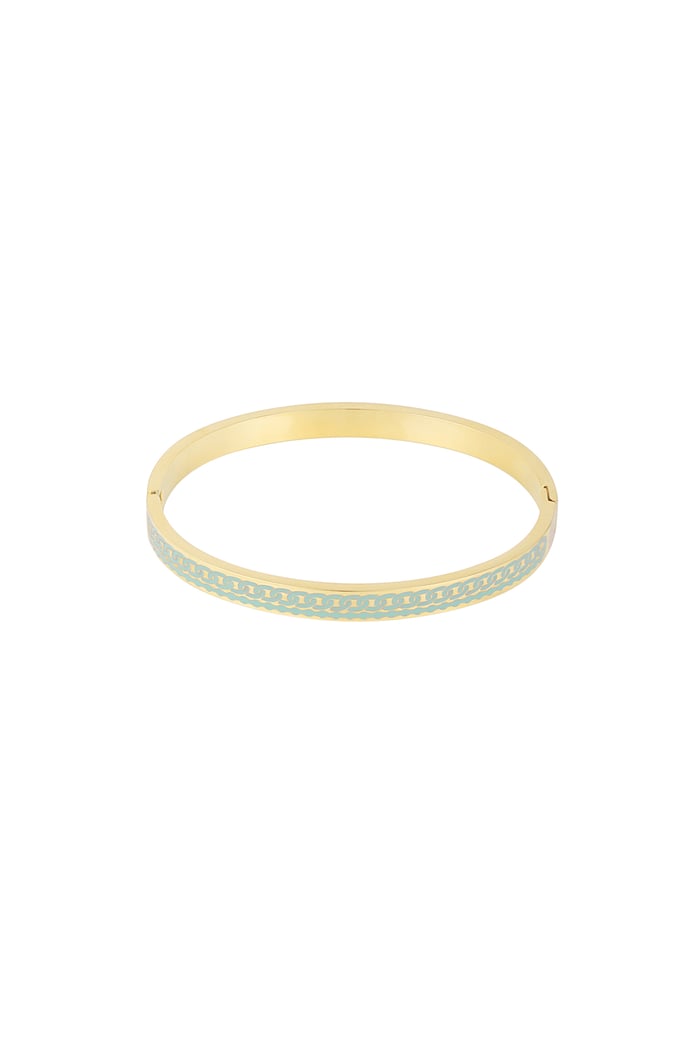Colored bangle bracelet